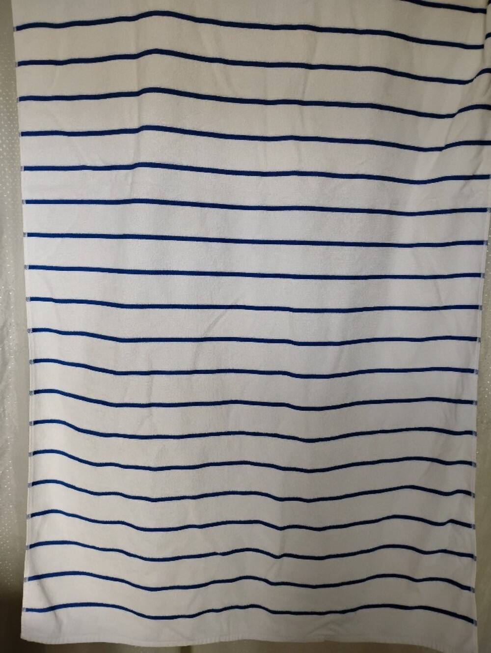 Beach towels  White With Blue Stripes, White New WOut Tags $13